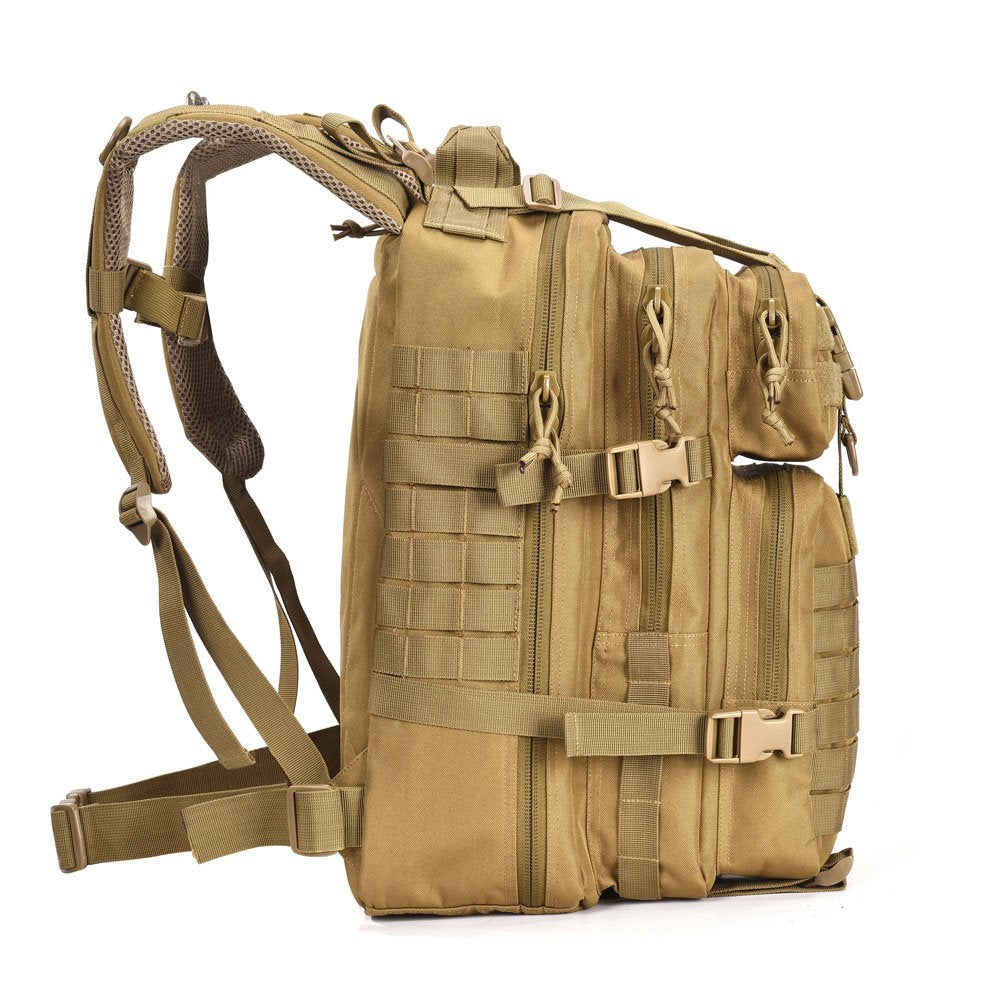 Military Tactical Assault Pack Backpack Army Molle Bug Out Bag Backpacks Small Rucksack for Outdoor Hiking Camping Trekking Hunting Brown