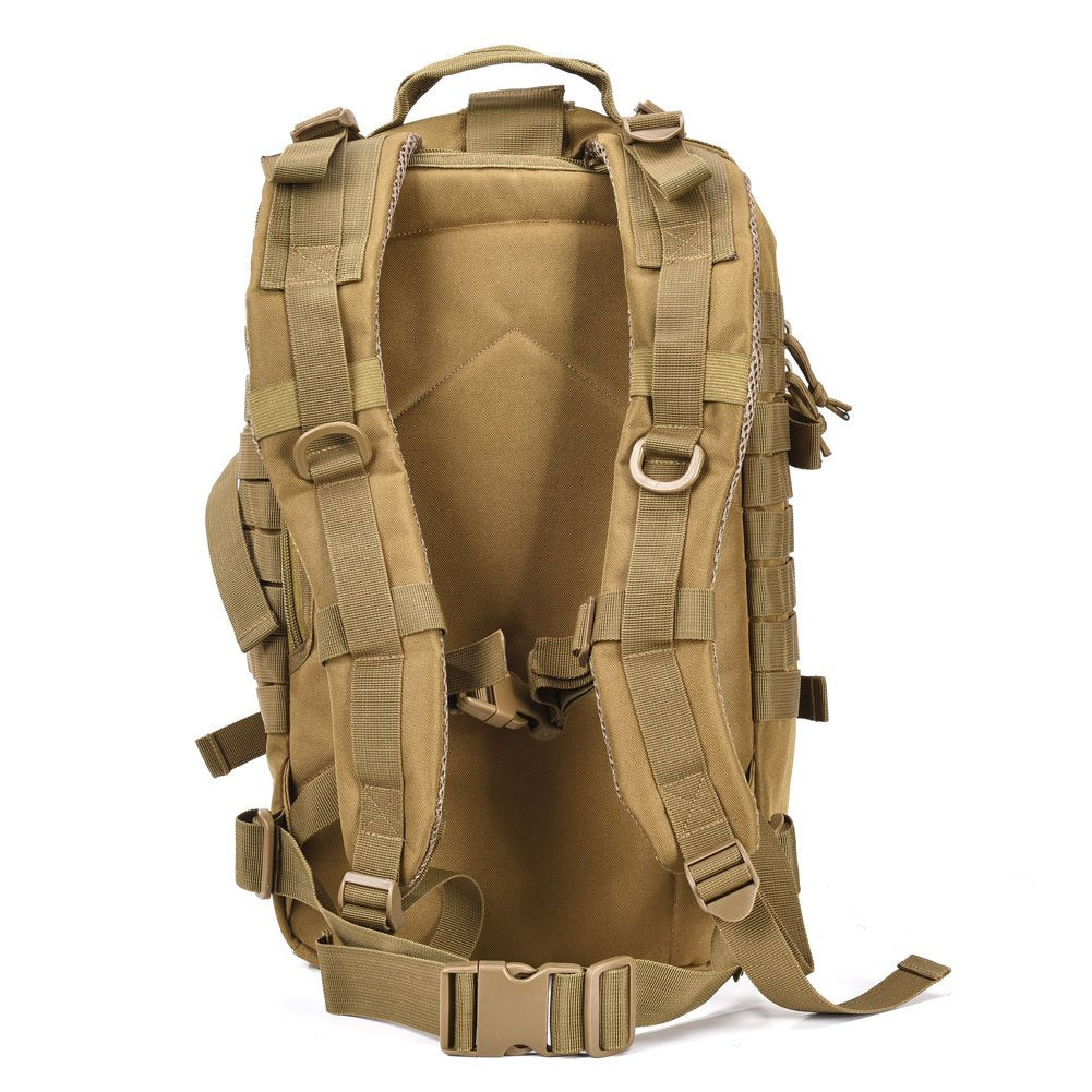 Military Tactical Assault Pack Backpack Army Molle Bug Out Bag Backpacks Small Rucksack for Outdoor Hiking Camping Trekking Hunting Brown