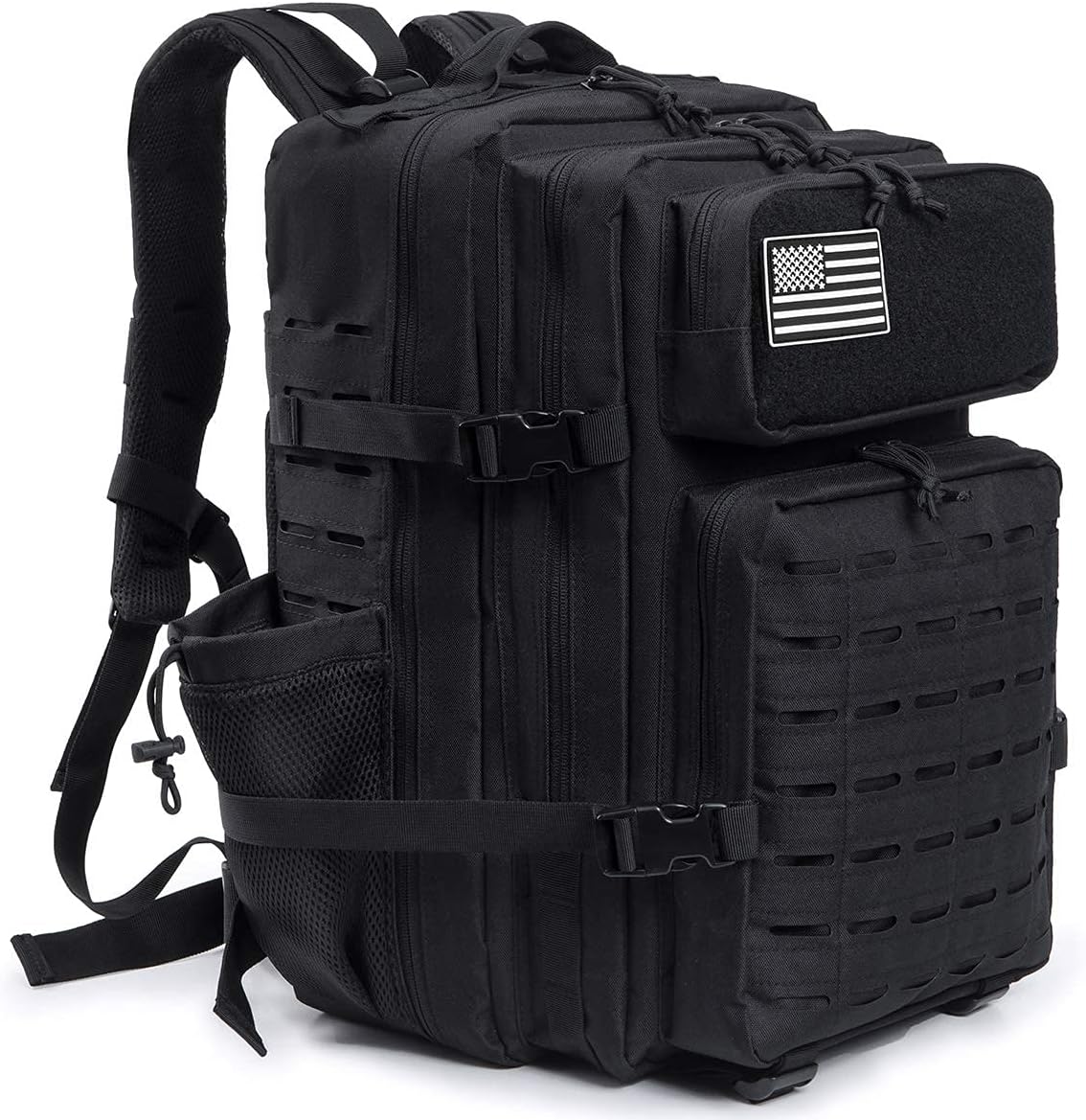 QT&QY 45L Military Tactical Backpacks For Men Camping Hiking Trekking Daypack Bug Out Bag Lage MOLLE 3 Day Assault Pack